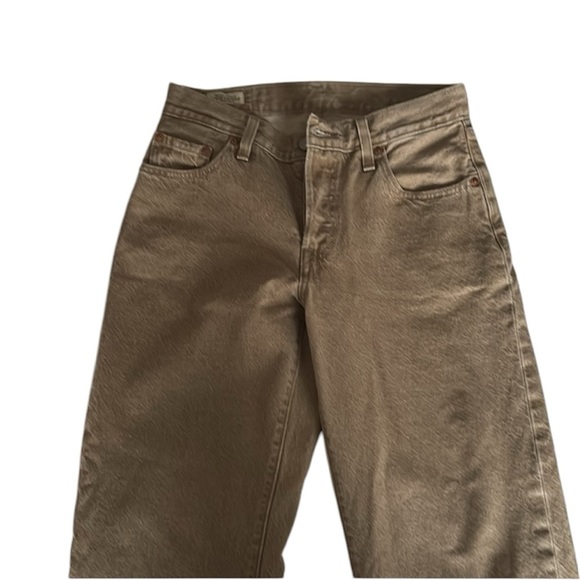 LEVI’s 501 Tan Denim Jeans - Picture 6 of 8